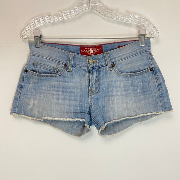 Lucky Brand Boardwalk Jean Short Distressed - Picture 1 of 4